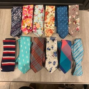Lot of ties (penguin, bow ties, etc)